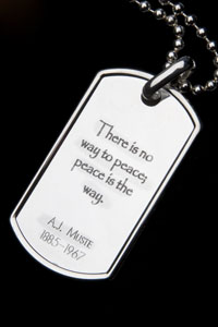 A.J. Muste PeaceTag&trade;