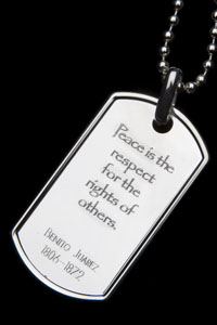 Benito Juarez PeaceTag&trade;