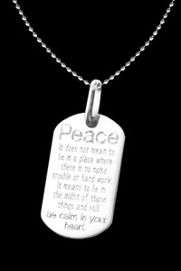 Peace Baby&trade; PeaceTag&trade;