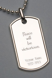 Yitzhak Rabin PeaceTag&trade;